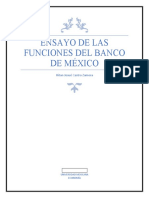 ENSAYO de LAS Funciones Del Banco de Mexico