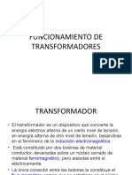 Funcionamiento de Transformadores