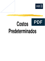 Costos Estimados y Standard