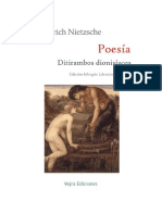 Poesia, Ditirambos Dionisiacos - Friedrich Nietzsche