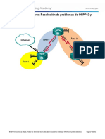 6.2.3.10 Lab - Troubleshooting Multiarea OSPFv2 and OSPFv3