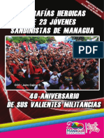 No 38 Biografías Heroicas de 23 Jóvenes Sandinistas de Managua