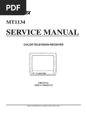 Memorex Mt1134 Oec7091b Tv Sm