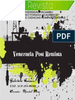 Venezuela Post Rentista