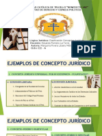Ejemplos Clasificación Conceptos Jurídicos
