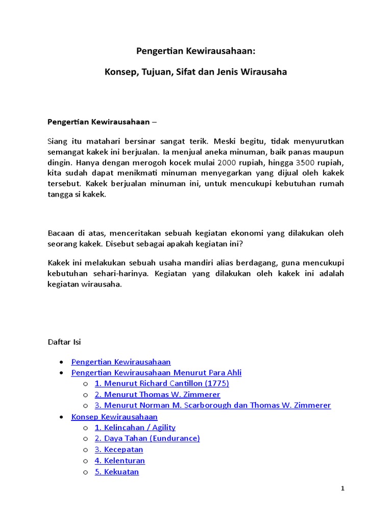 Konsep Kewirausahaan Pdf