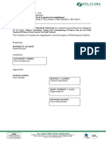 Certificate of Acceptance for SLEX PHASE II TOLL ROAD 4 Project Section C