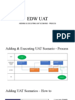 Edw Uat: Adding & Executing Uat Scenario - Process