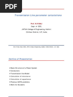 Transmission Line Parameter Calculations