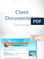 CLIENT DOCUMENTATION