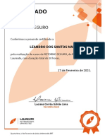 Curso Retorno Seguro Certificado