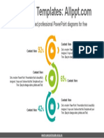 Three Circular Arrow PPT Diagram