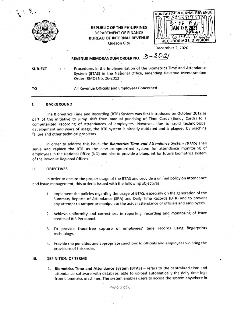 Bir rmo no 3 2021 pdf