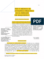 Jorge Saavedra Alonso - Fines y Medios. Saber Político Práctico en El Principe de Maquiavelo.