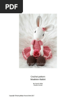 Crochet Pattern Madelein Rabbit: by Francis Sinke