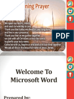 MS Word PPT Report
