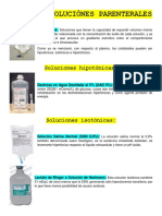 Tipos de Soluciónes Parenterales