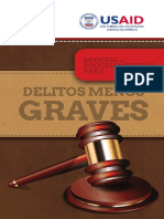 IUS GUATEMALA. JUICIO FALTAS Manual Proccedimientos Para Delitos Menos Graves Armado