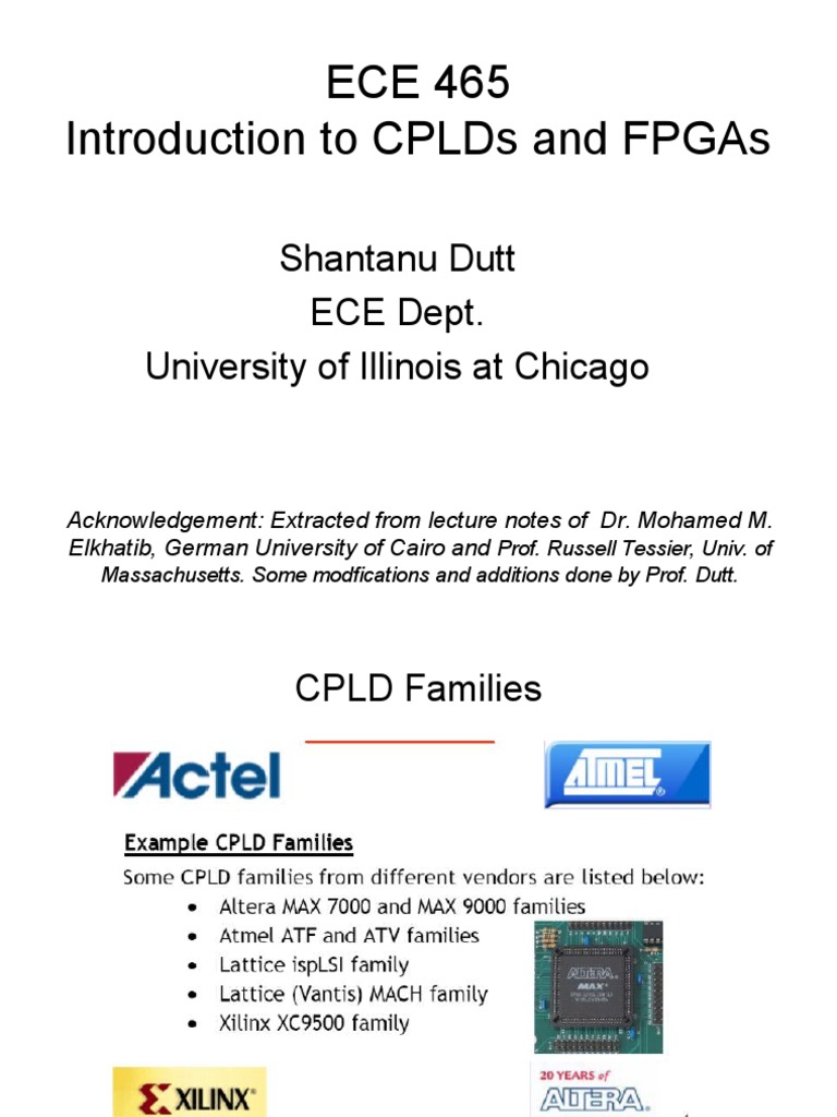 Understanding Programmable Logic: An Introduction to CPLDs and FPGAs ...