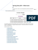 Spring MVC + Spring Data JPA + Hibernate CRUD