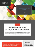 JSP Servlet JDBC MySQL CRUD Example