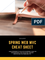 Spring Web MVC Cheat Sheet