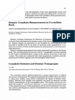 Crosshole Seismic Methods for Detecting Fracture Zones