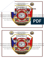 Cert of Participation for Coaches