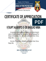 Certificate of Recognition KJFM Inspirational Speaker SUPT de BAGUIO