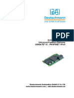 Instruction Manual Universal Fieldbus-Gateway Unigate Ic - Profinet 1port