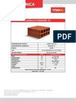 Ladrillo Pirámide 15: Características Físicas