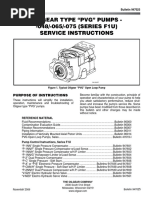 Oilgear Type "PVG" Pumps - 048/-065/-075 (SERIES F1U) Service Instructions