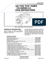 Oilgear Type "PVG" Pumps 150 (SERIES A1) Service Instructions