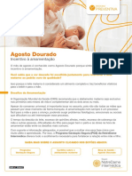 Agosto Dourado incentivo amamentação