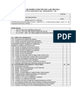 Ficha de Inspección Técnica de Piscina