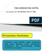 Persyaratan Kesehatan Hotel