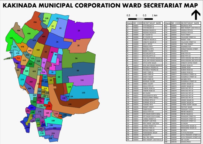 Kakinada Ward Secretariat List | PDF