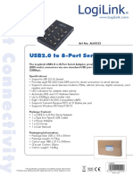 Usb2.0 To 8-Port Serial Adapter: WWW - Logilink