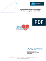 For Ace Cardiopathy Solutions 1.0: Software Requirement Specifications