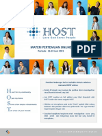 Materi HOST Online 16-19 Juni 2021