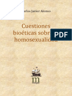 ALONSO, C. J., Cuestiones Bioeticas Sobre La Homosexualidad, SF
