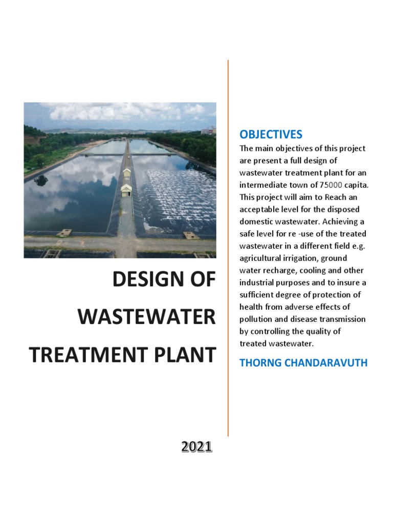 Wastewater Treatment Plant Design Guide | PDF | Sewage Treatment ...
