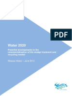 Water 2020 - Potential Developments Commercialisation Sludge Treatment Recycling Market