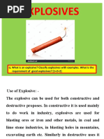 Explosives: What Is An Explosive? Classify Explosives With Examples. What Is The Requirement of Good Explosives? (1+2+2)