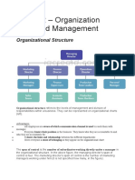 2.2 Organisation and Management