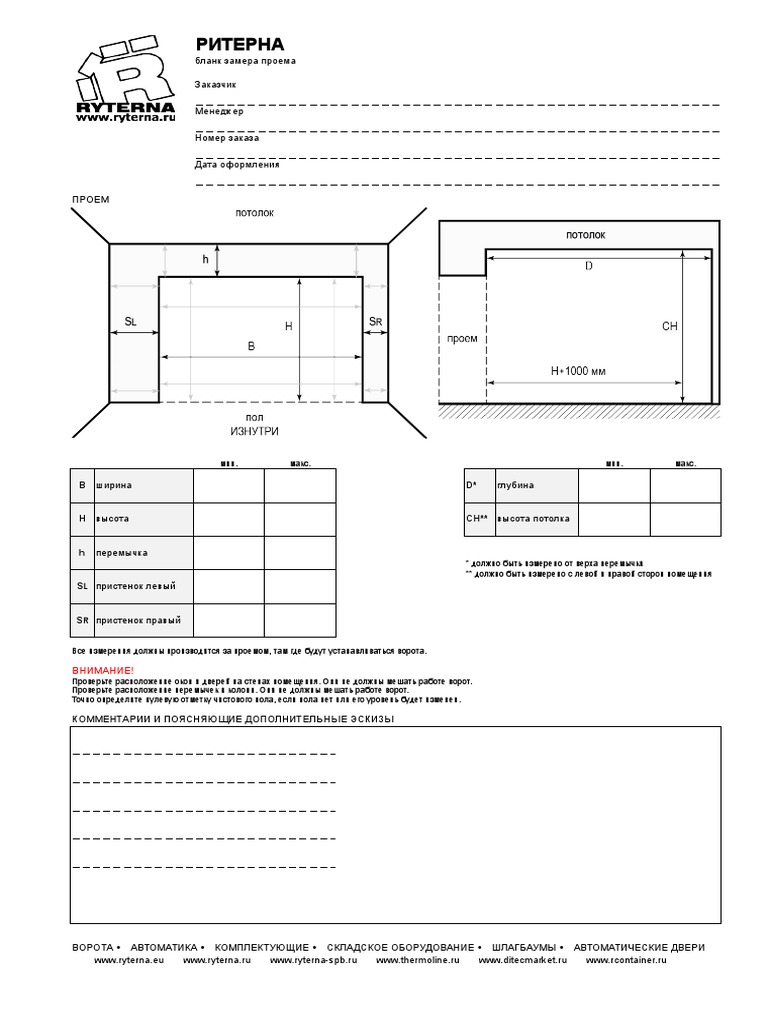 Бланк для замера мебели - 83 фото