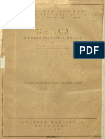 Vasile Pârvan - Getica. O Protoistorie a Daciei-Cultura Națională (1926)