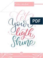 Plantilla Let Your Light Shine