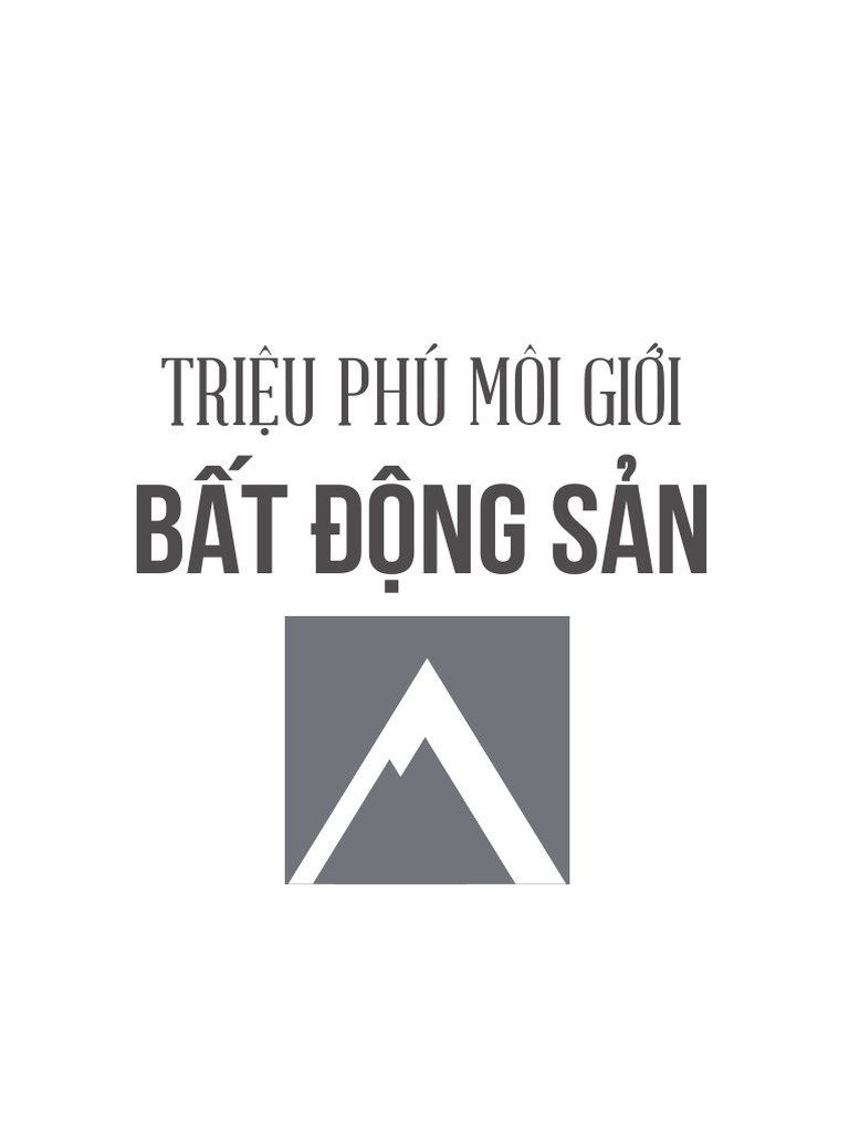 Triệu Phú Môi Giới Bất Động Sản | Pdf