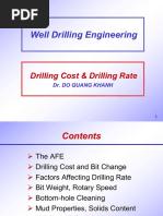 1B - Drilling Cost and Drilling Rate